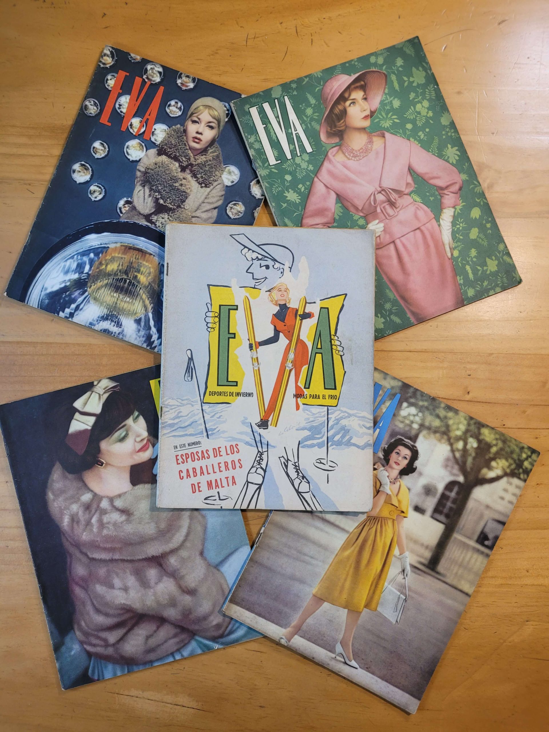 Pack EVA n°5, años 60s (x5)