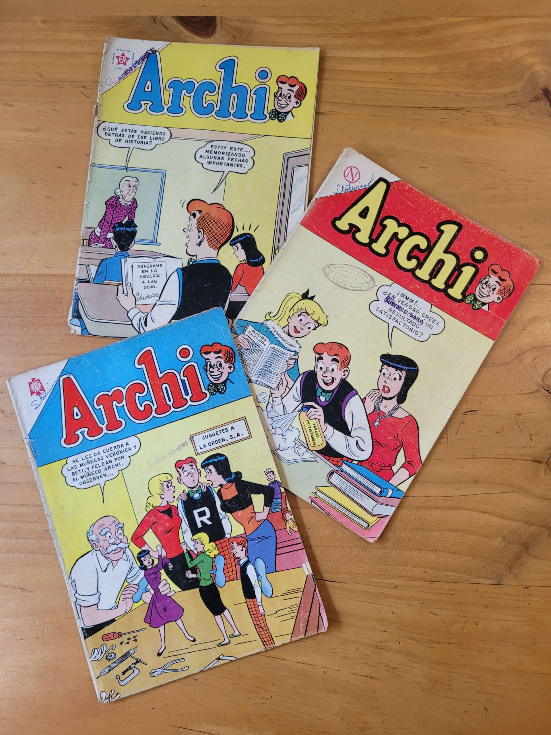 Pack ARCHI, años 70s (x3)