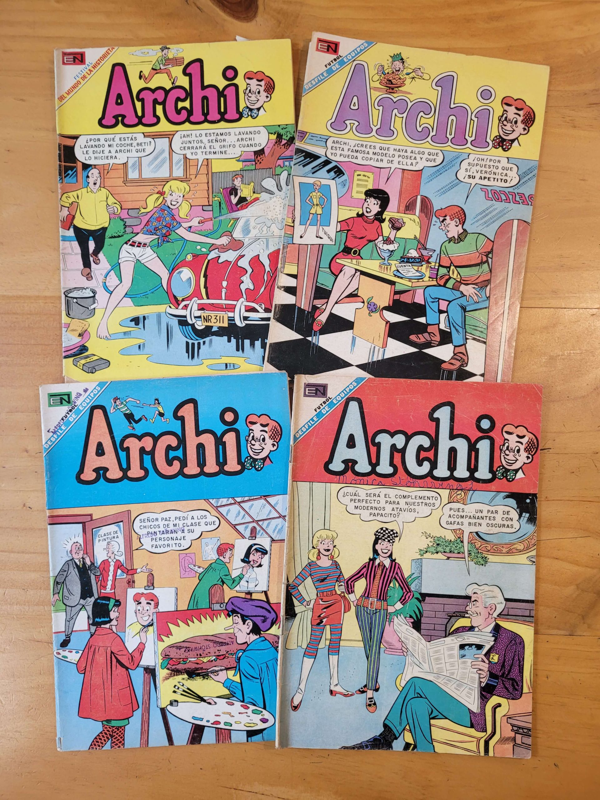 Pack ARCHI años 70s (x4)