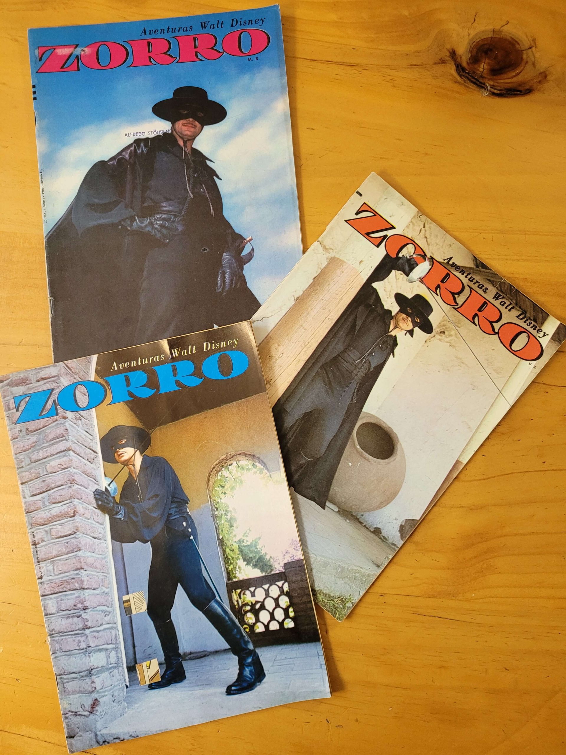 Pack n°4 revista EL ZORRO, años 60s (x3)