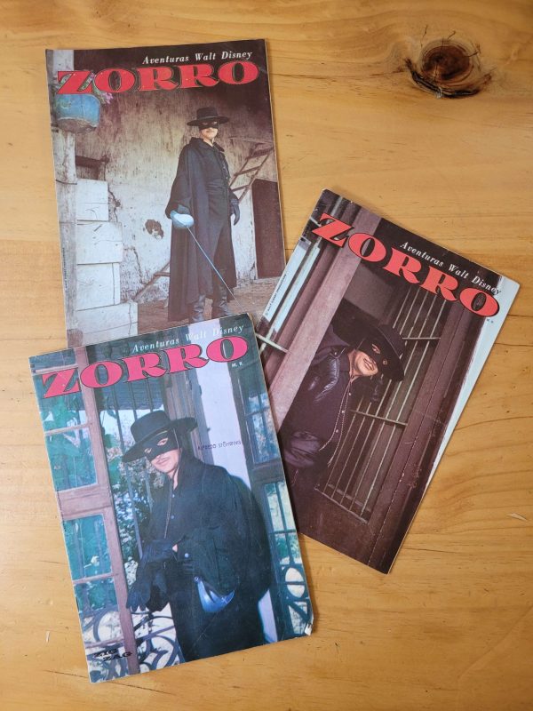 Pack n°5 revista EL ZORRO, años 60s (x3)