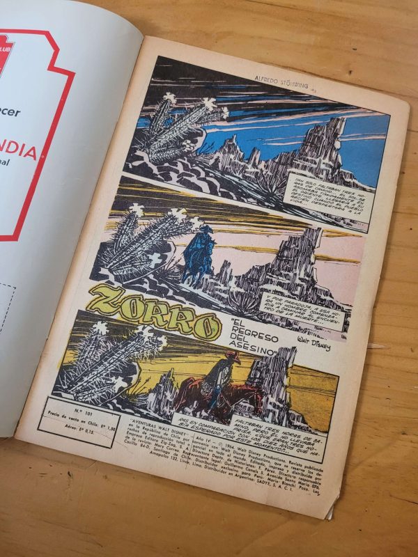 Pack n°5 revista EL ZORRO, años 60s (x3)
