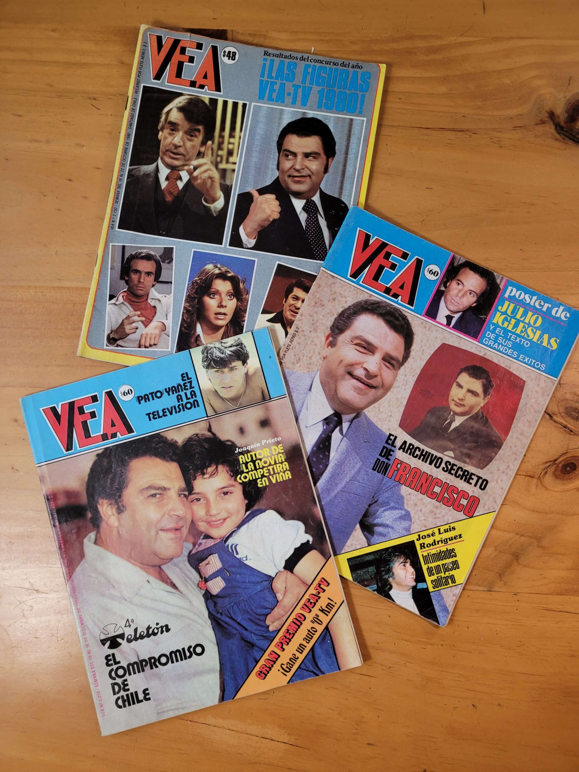 Pack VEA años 80s -Portadas Don Francisco- (x3)