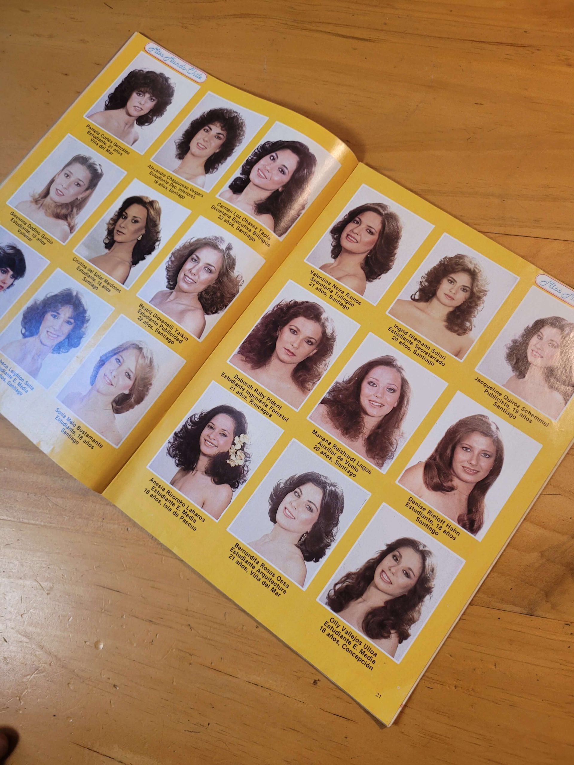 Pack VEA años 80s -Portadas Miss Chile- (x5) - Imagen 19