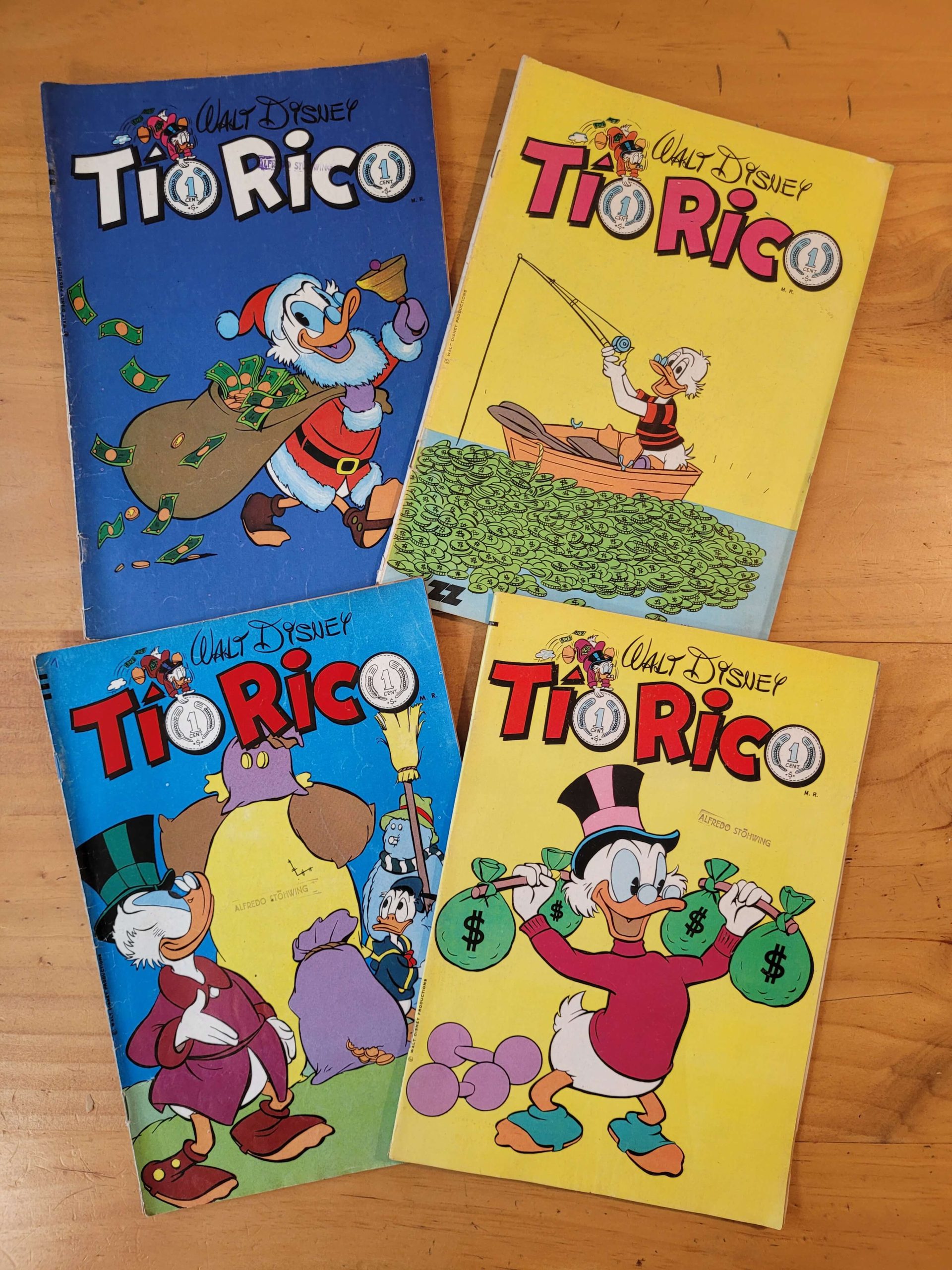 Pack TIO RICO, años 60s (x4)