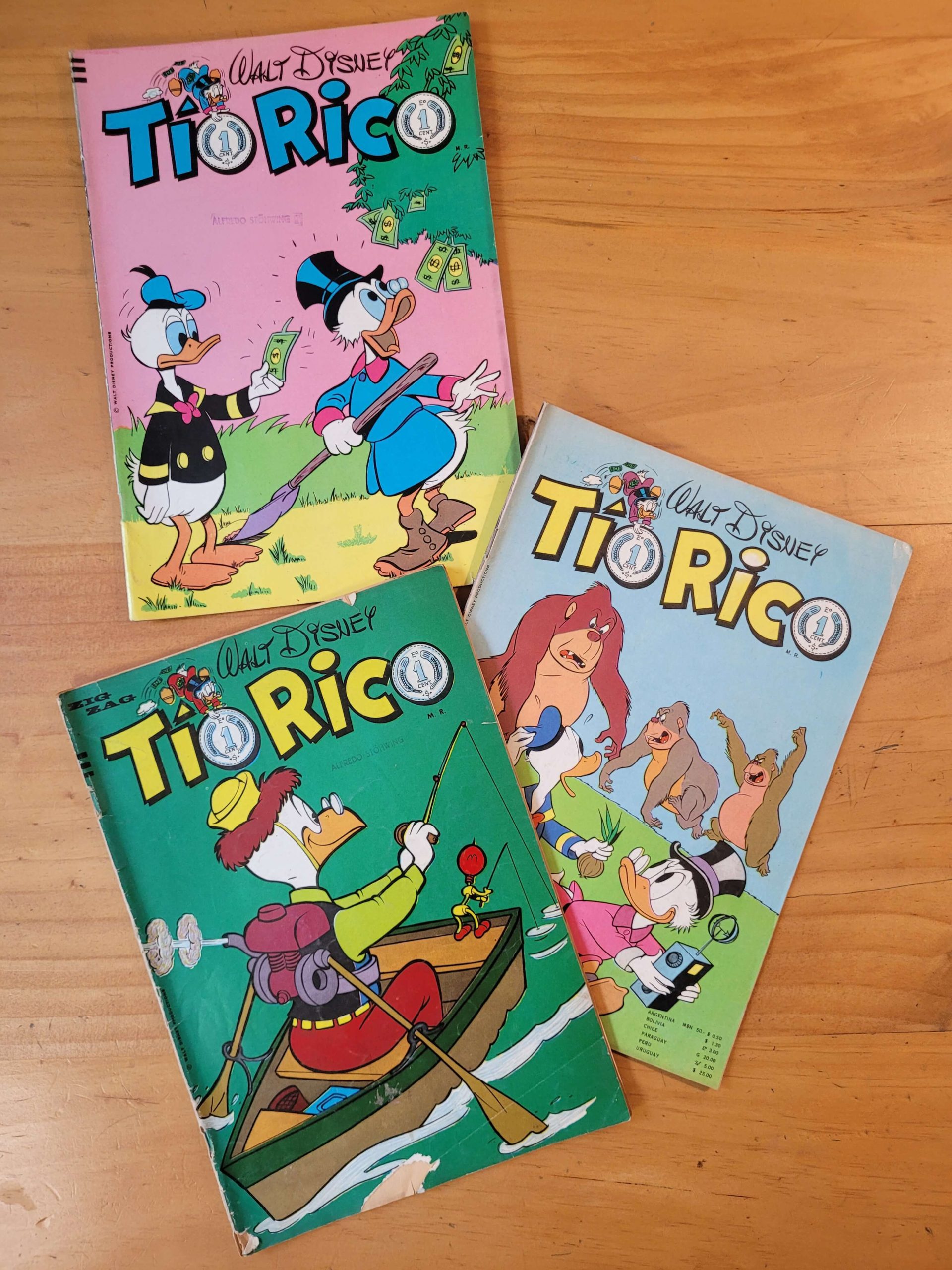 Pack TIO RICO n°3, años 60s (x3)