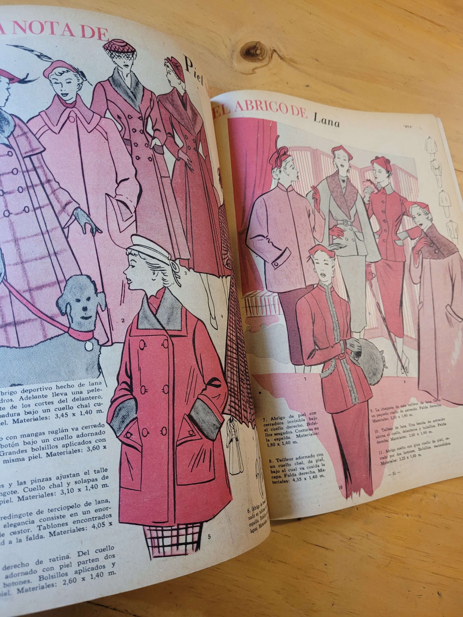 Pack n°3 revistas EVA años 50s (x4)