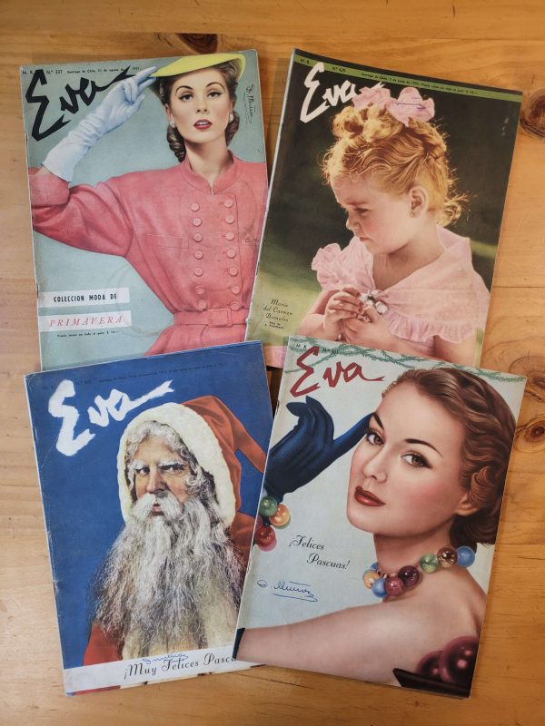 Pack n°1 revistas EVA años 50s (x4)