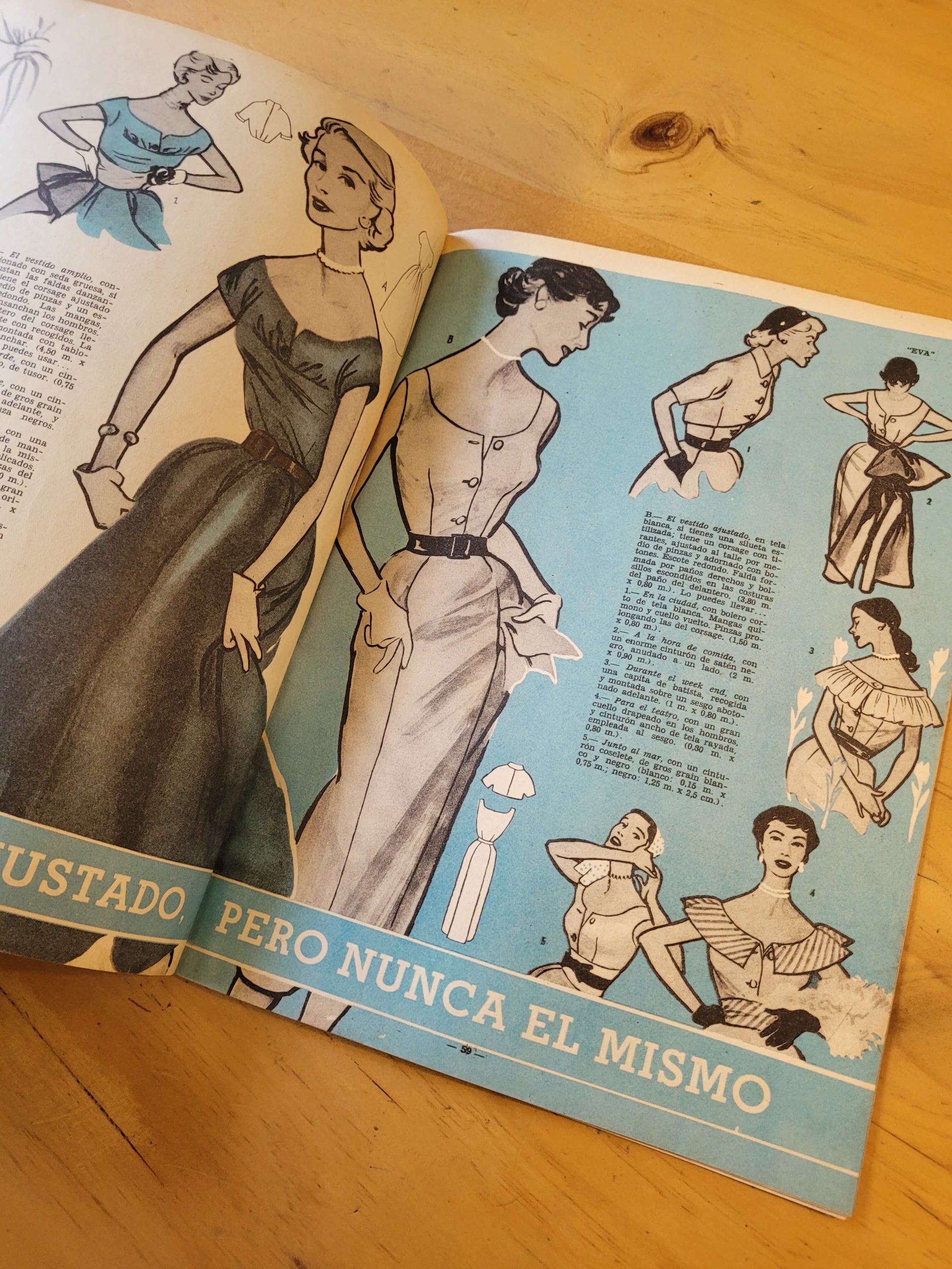 Pack n°1 revistas EVA años 50s (x4) - Imagen 7