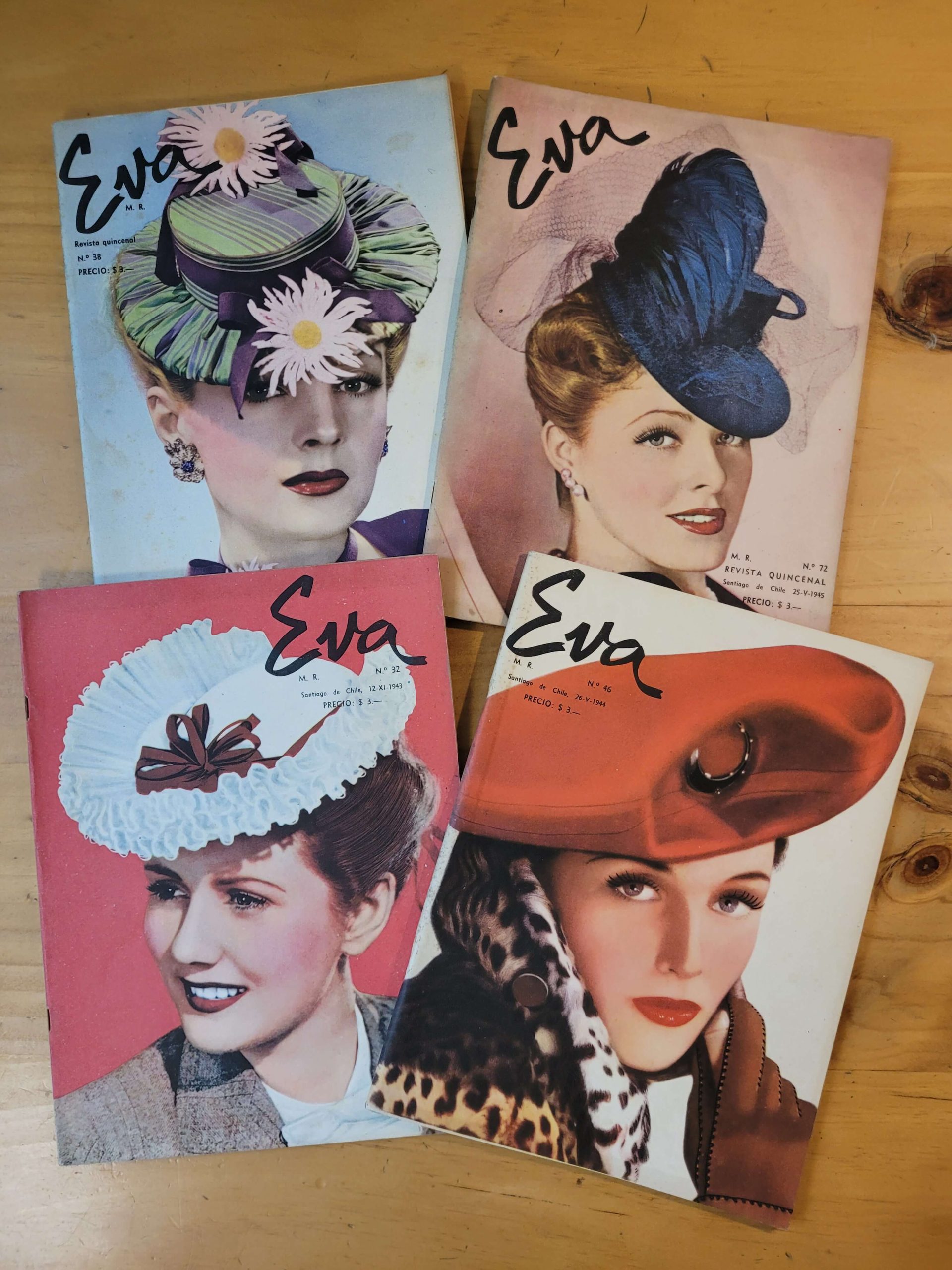 Pack n°2 revistas EVA años 40s (x4)