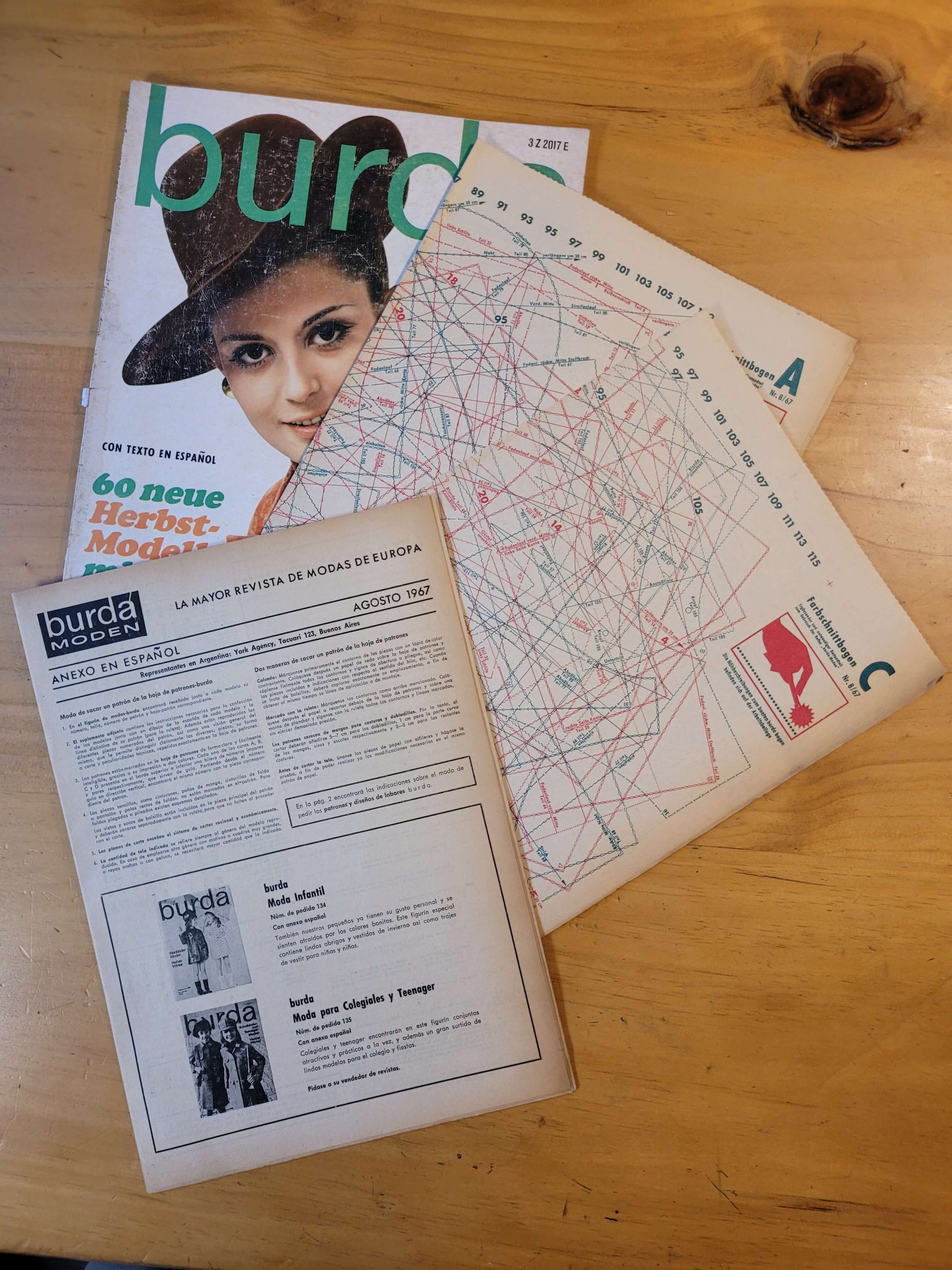 Revista BURDA (1967 – Agosto)