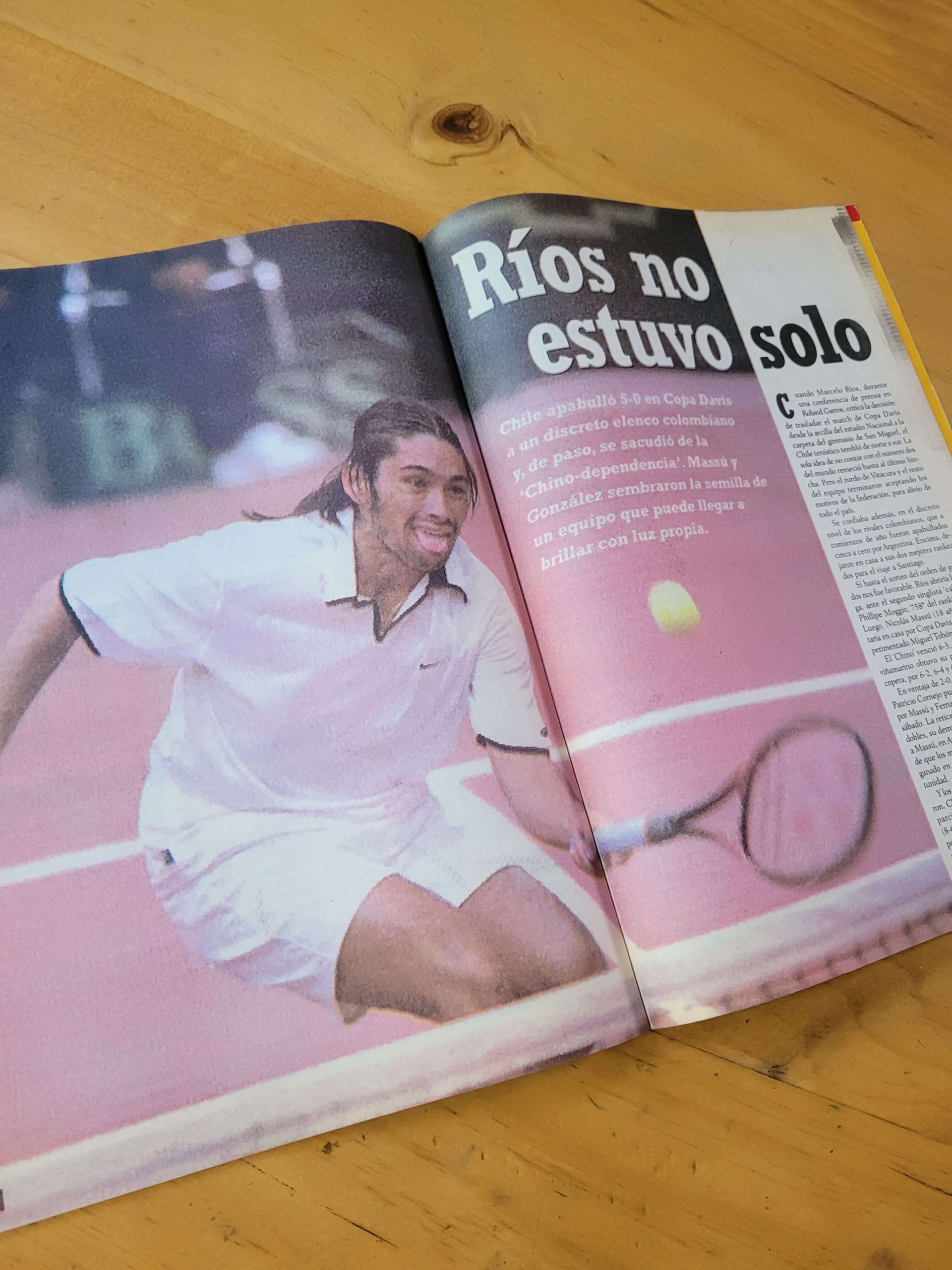 Pack TRIUNFO Marcelo Ríos en el año del número 1 del mundo -1998- (x9) - Imagen 8