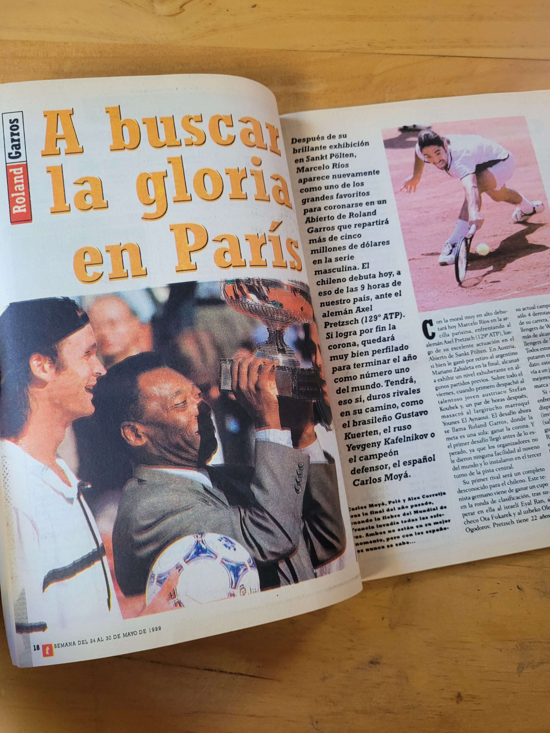 Pack TRIUNFO Marcelo Ríos en el año del número 1 del mundo -1998- (x9) - Imagen 16