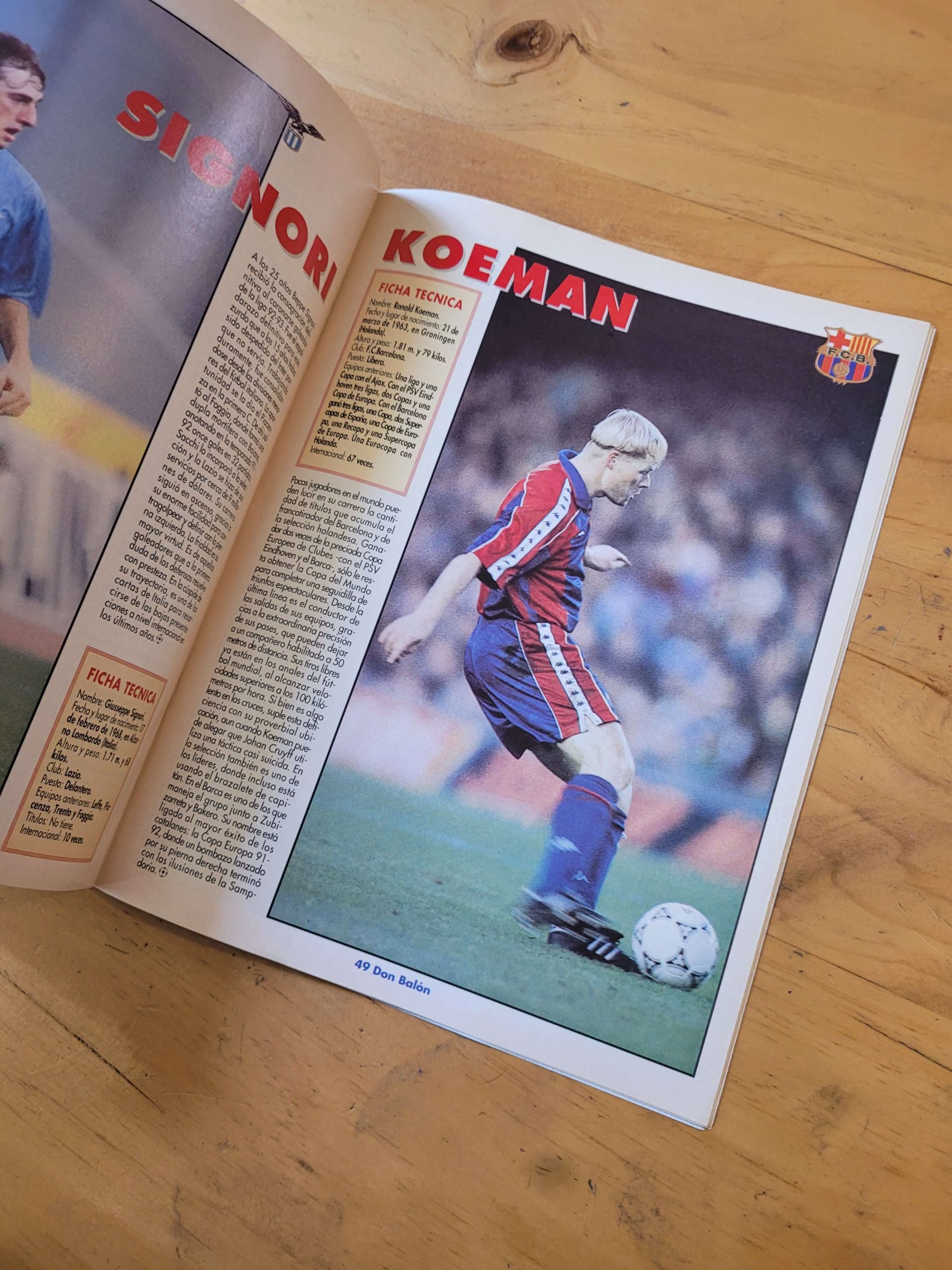 Revista DON BALÓN Especial Todo Crack 1993 - Imagen 5