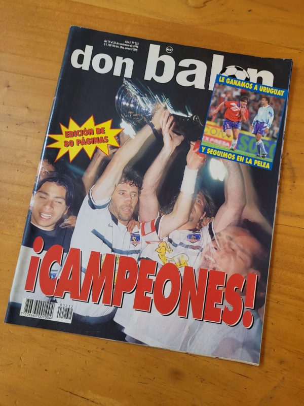 Revista DON BALON Colo Colo campeón 1996