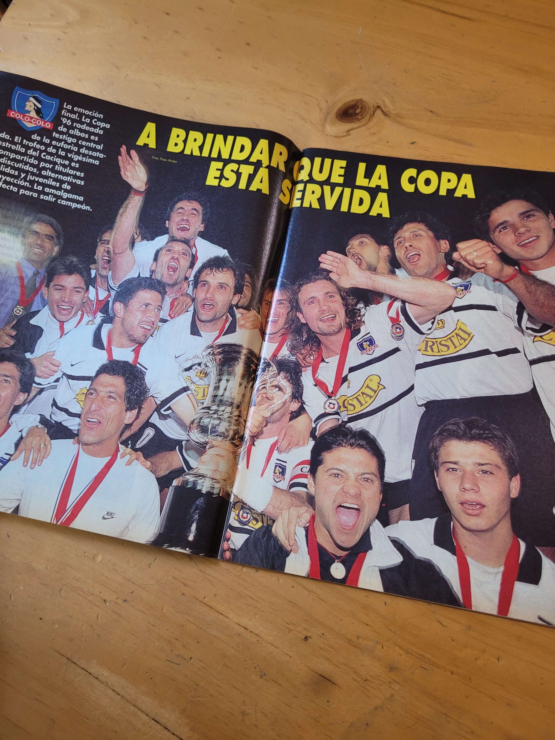 Revista DON BALON Colo Colo campeón 1996