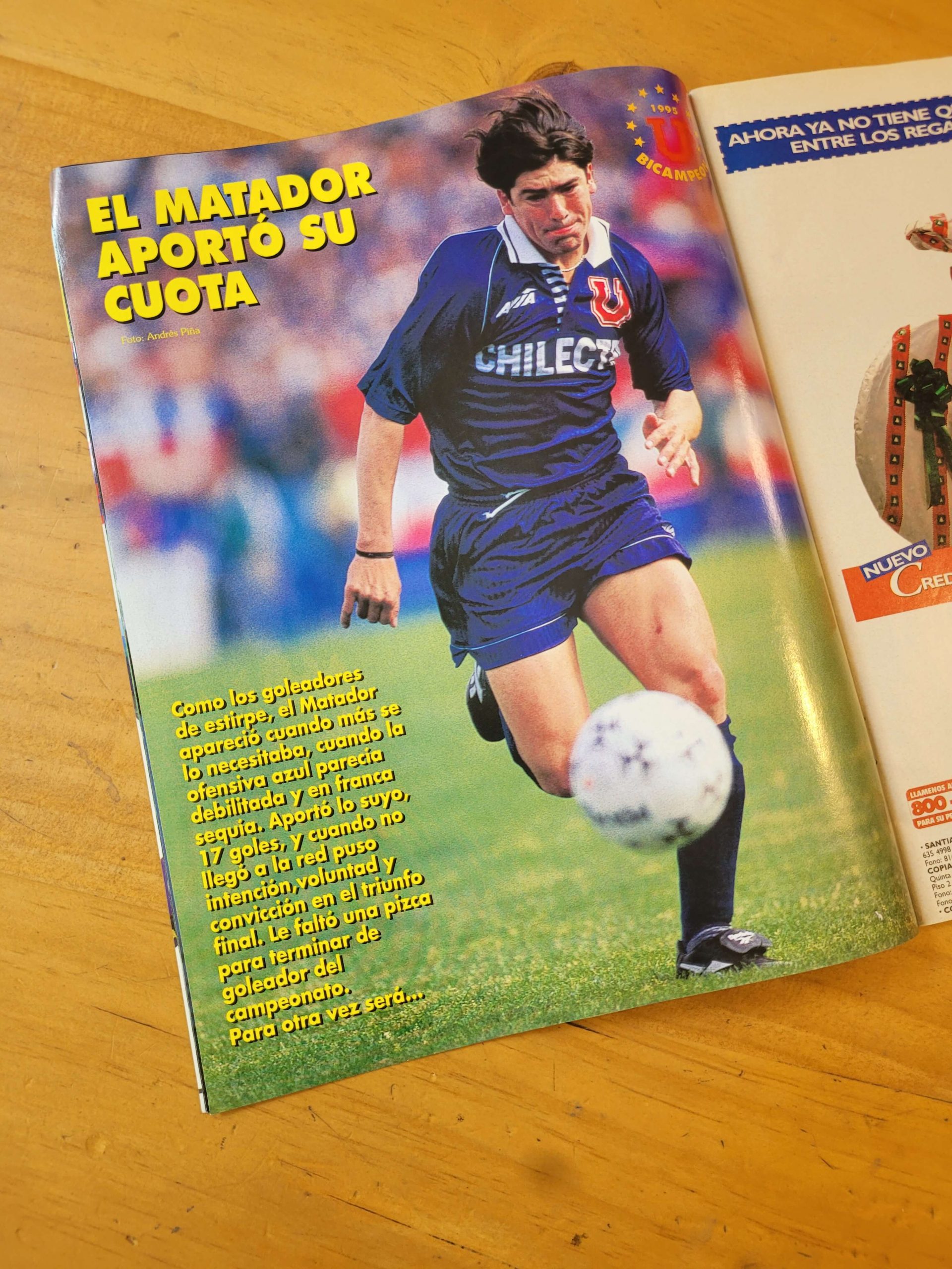 Pack DON BALÓN -U de Chile bicampeón 1995- (x3) - Imagen 6