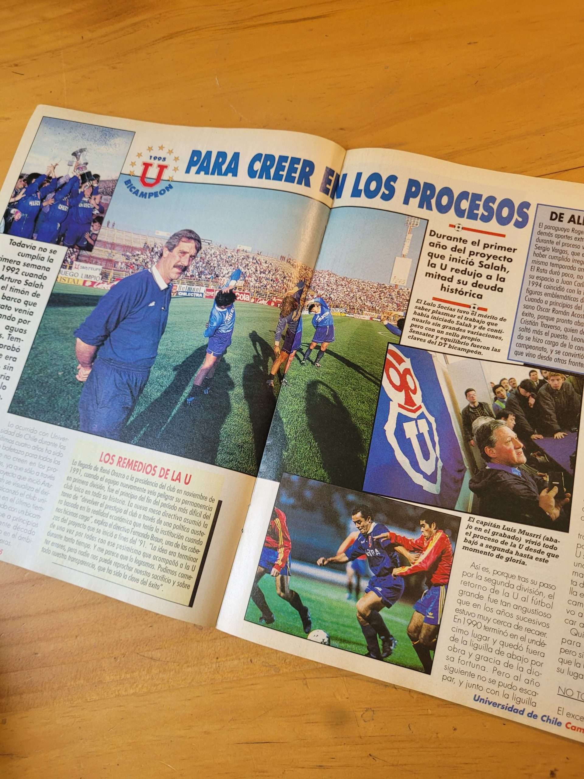 Pack DON BALÓN -U de Chile bicampeón 1995- (x3) - Imagen 13