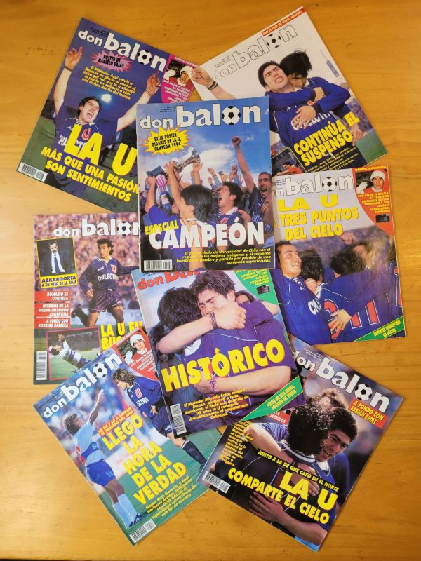Pack DON BALÓN -La U campeón 1994 + Especial- (x8)