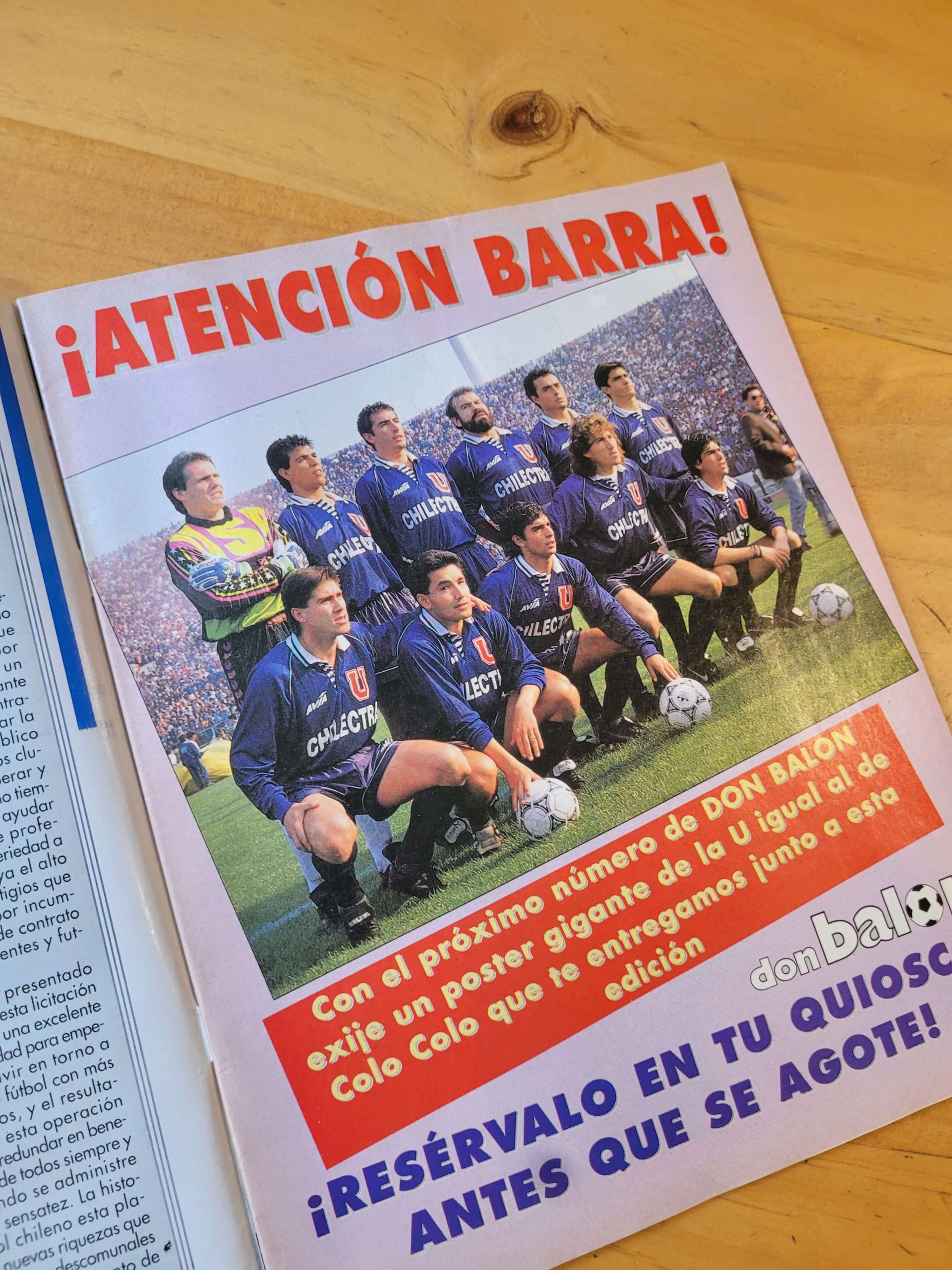 Pack DON BALÓN Portadas U de Chile 1994 (x4)