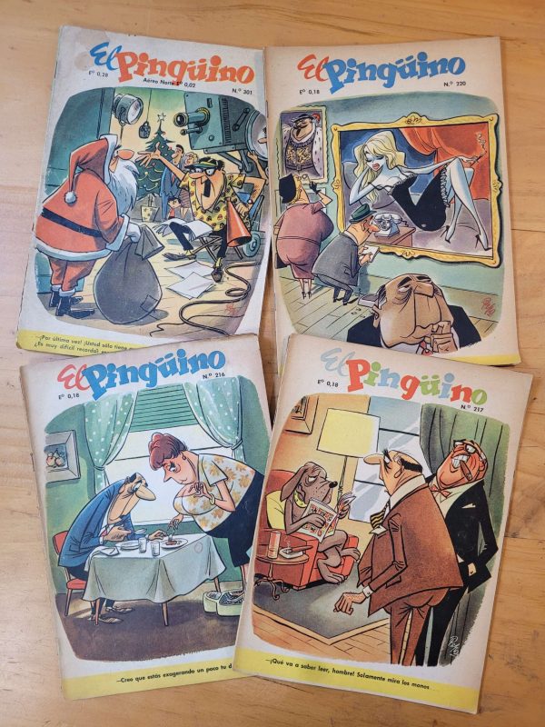 Pack El Pinguino años 60 (x4)