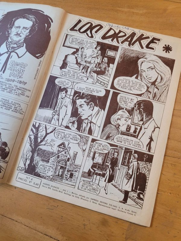 Pack AGENTE SILENCIO años 60s -Primeros números / ZIG ZAG- (x4)