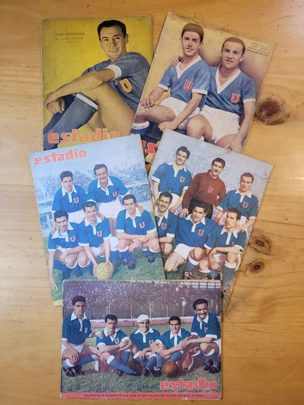 Pack ESTADIO U de Chile, años 40s (x5)