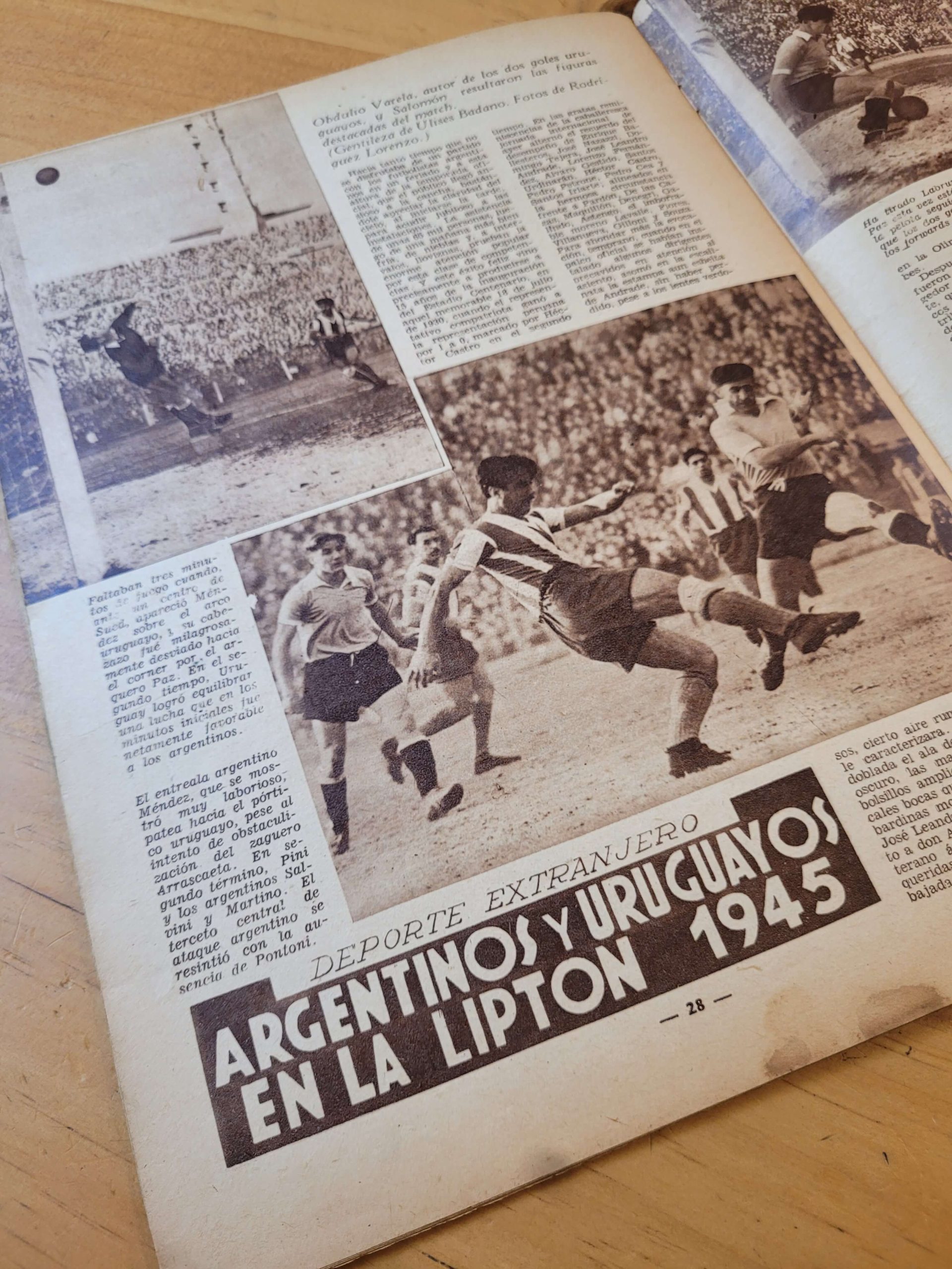 Pack ESTADIO U de Chile, años 40s (x5) - Imagen 3