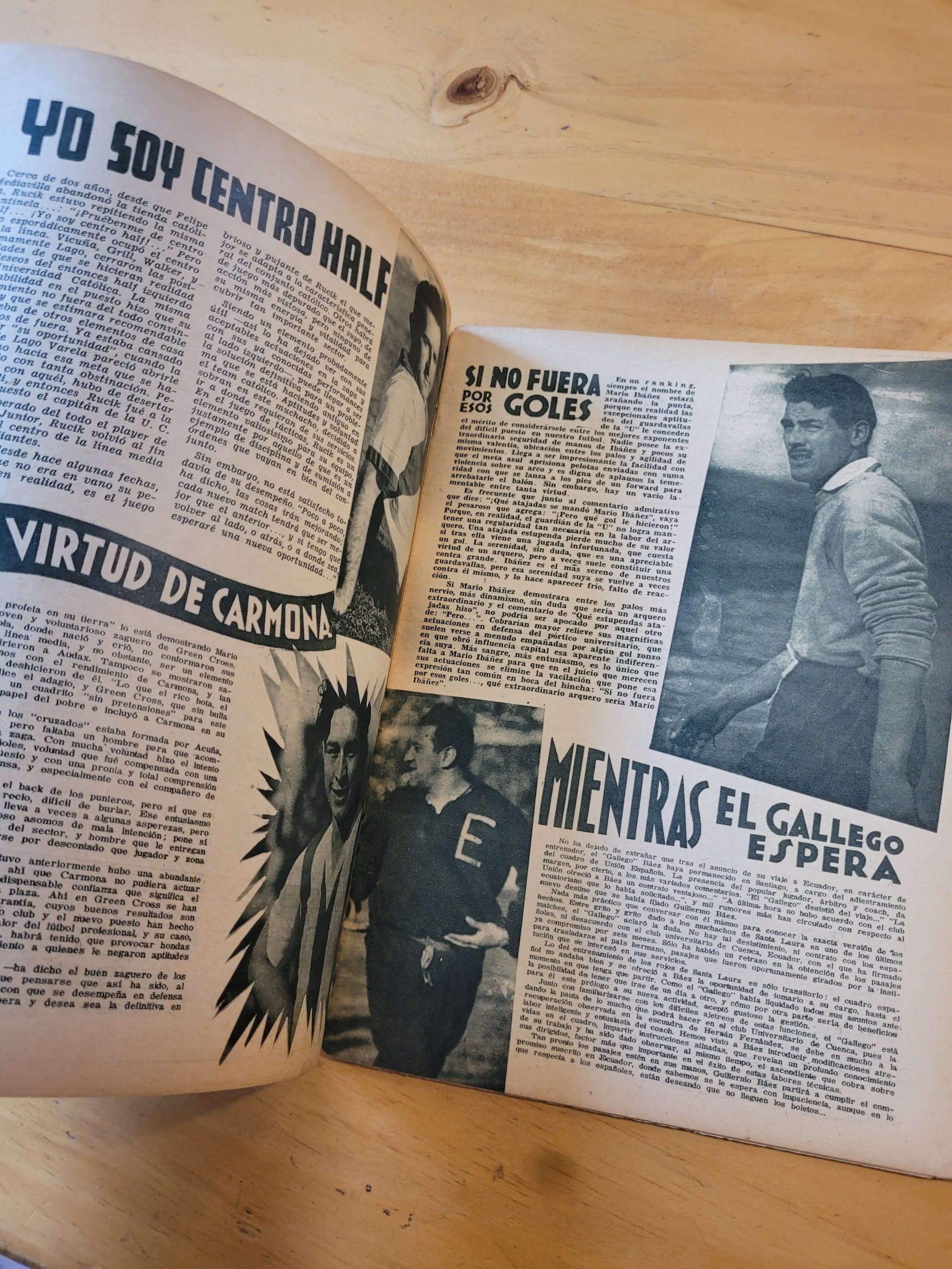 Pack ESTADIO U de Chile, años 40s (x5) - Imagen 6