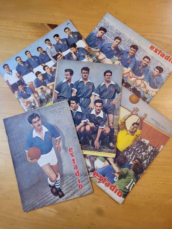 Pack ESTADIO, Universidad de Chile años 50s (x5)