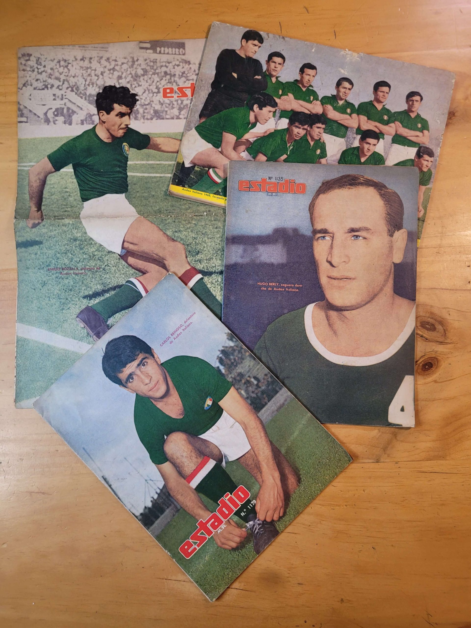 Pack ESTADIO Audax Italiano 60s (x5)
