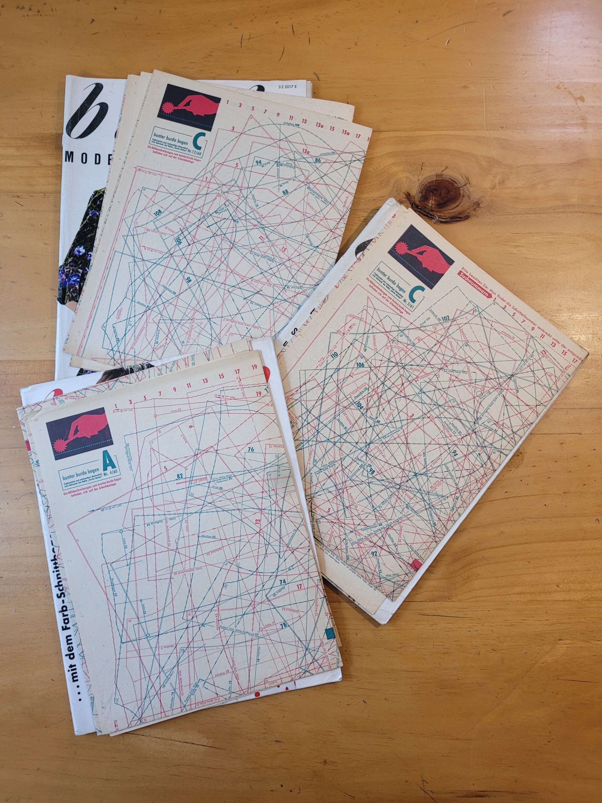 Pack BURDA, 60s (x3)