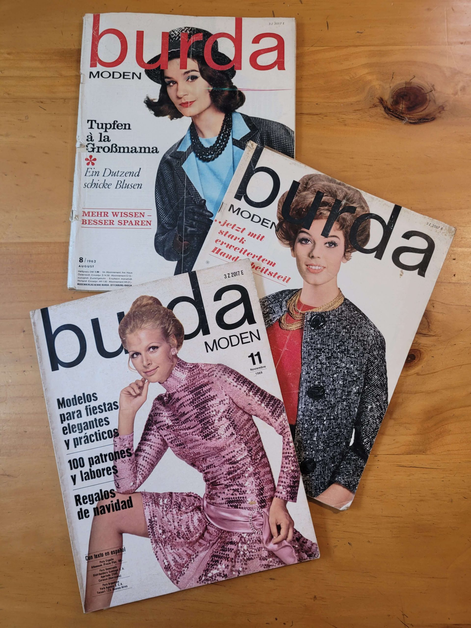 Pack BURDA 60s (x3)