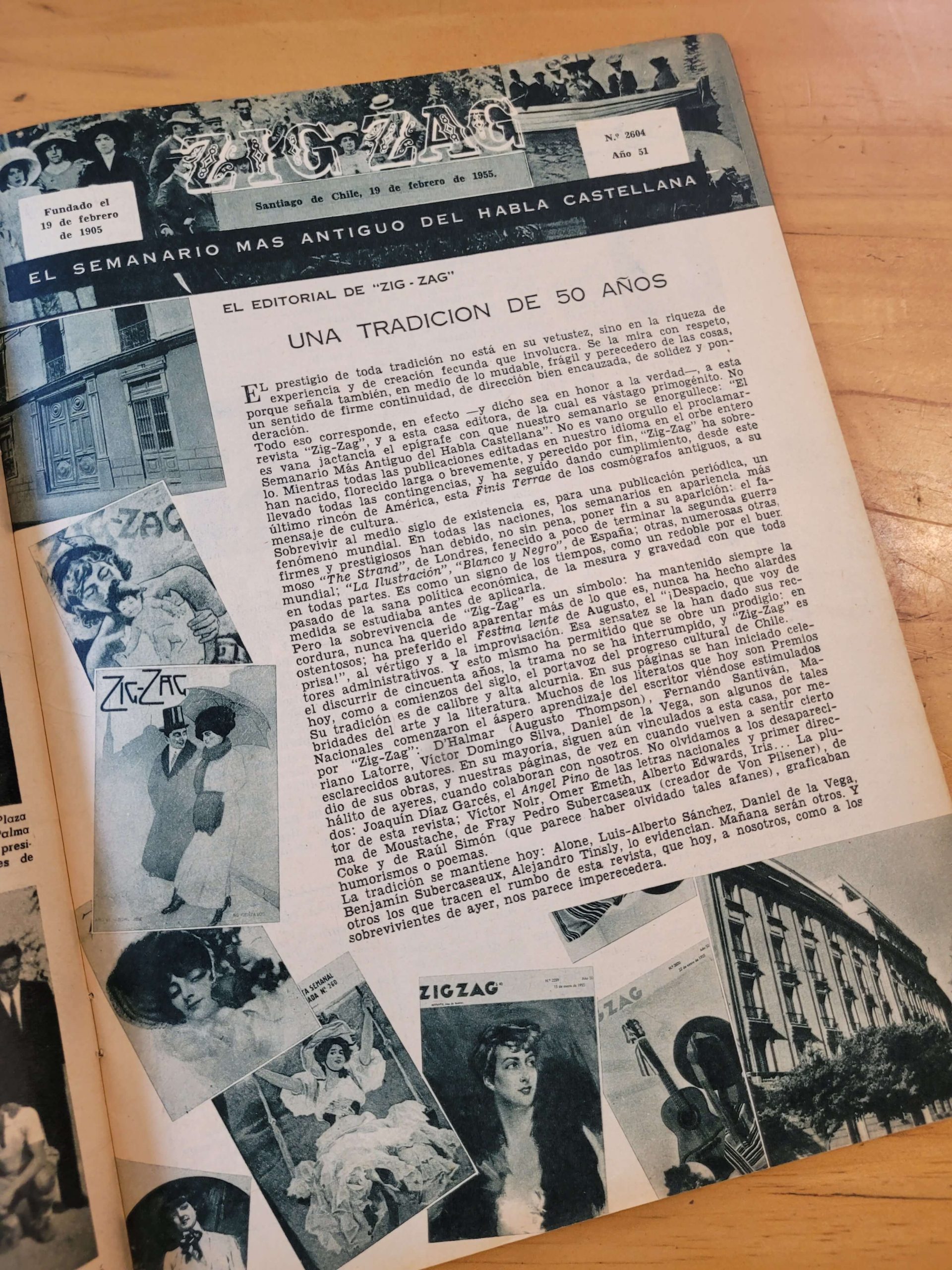 Revista ZIG ZAG -Especial 50 aniversario- (1955) - Imagen 12