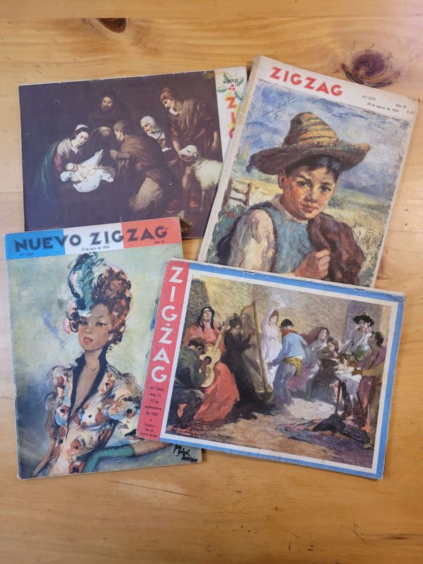 Pack ZIG ZAG n°3, años 50s (x4)