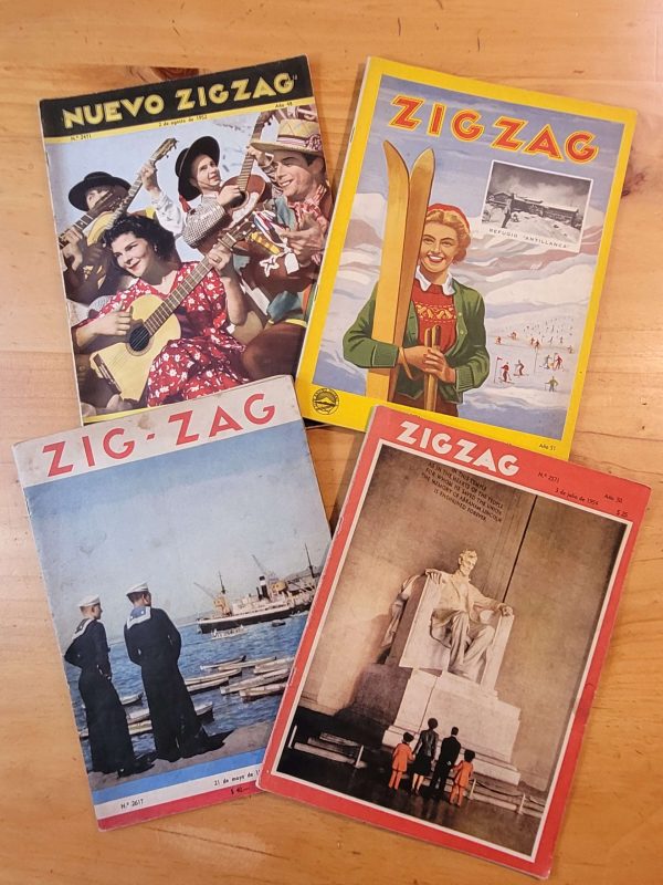 Pack ZIG ZAG n°2, años 50s (x4)