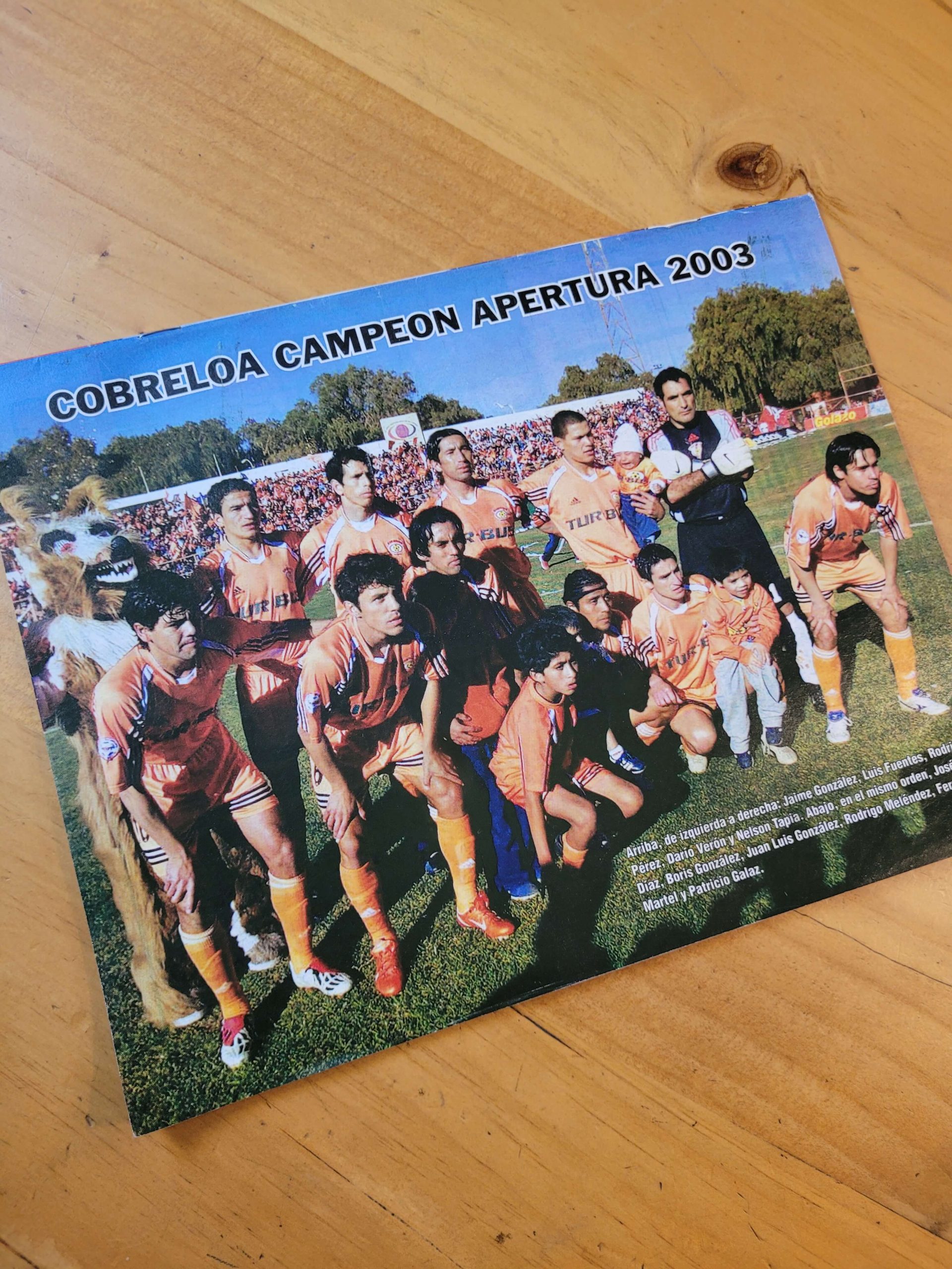 Pack TRIUNFO Cobreloa campeón apertura 2003 (x2)
