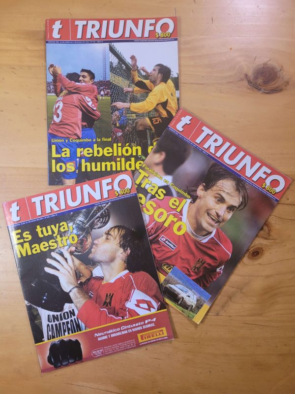 Pack TRIUNFO Unión Española campeón 2005 (x3)