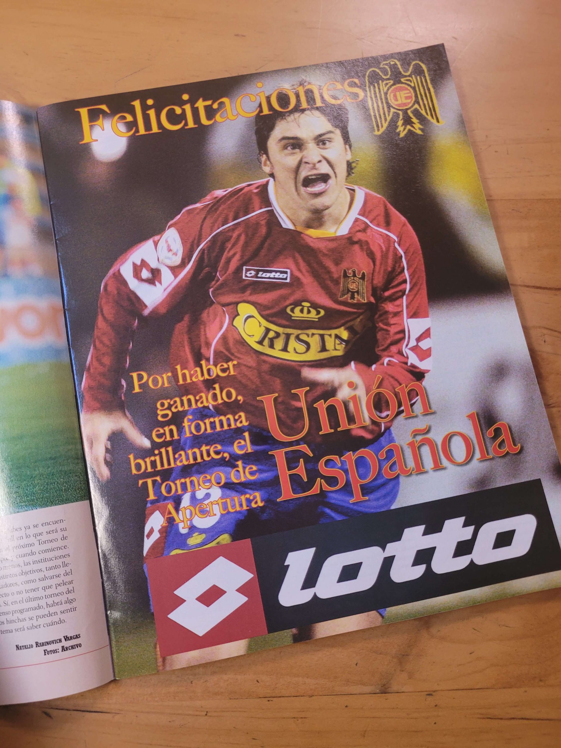 Pack TRIUNFO Unión Española campeón 2005 (x3) - Imagen 7