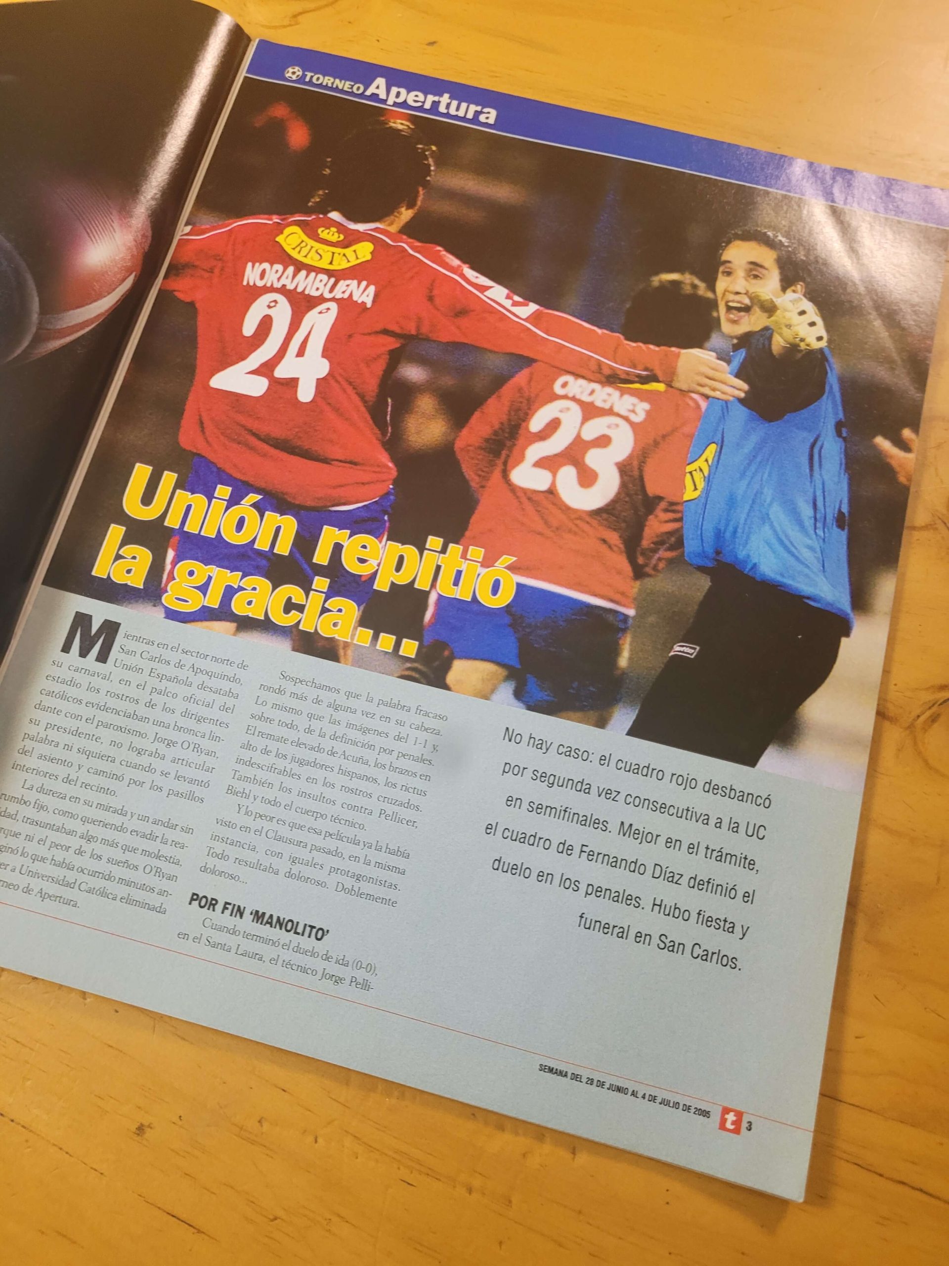 Pack TRIUNFO Unión Española campeón 2005 (x3) - Imagen 14