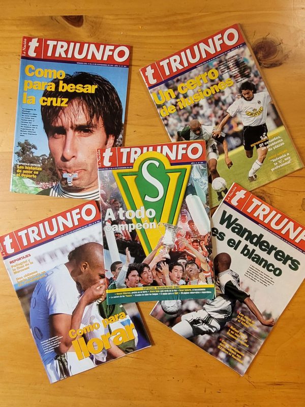 Pack TRIUNFO Wanderers campeón 2001 (x5)