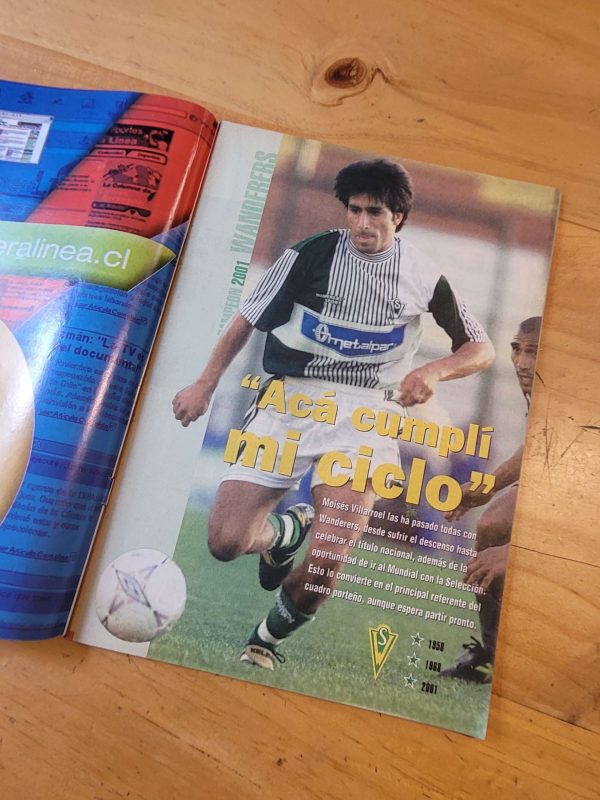 Pack TRIUNFO Wanderers campeón 2001 (x5)