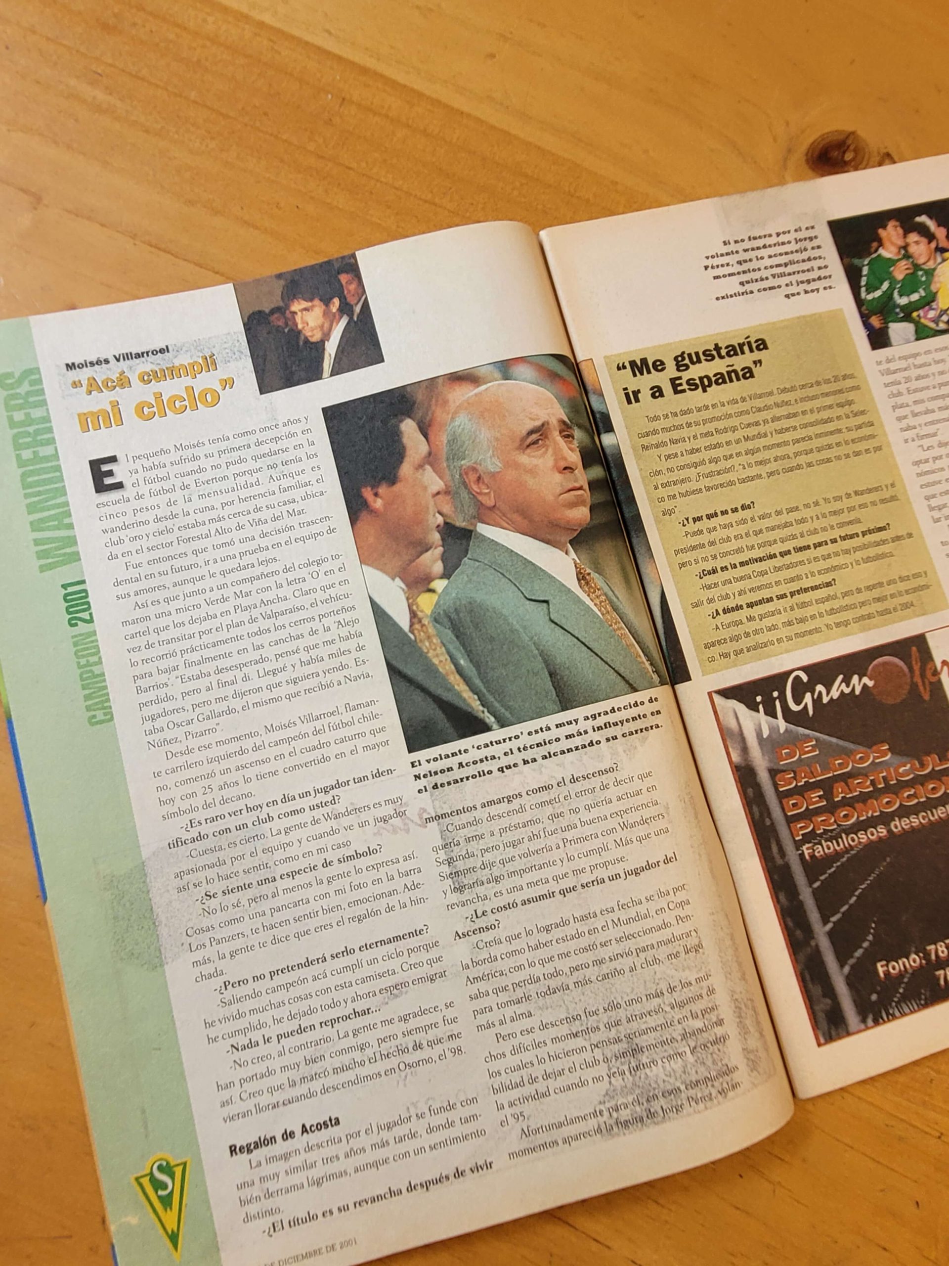 Pack TRIUNFO Wanderers campeón 2001 (x5) - Imagen 5