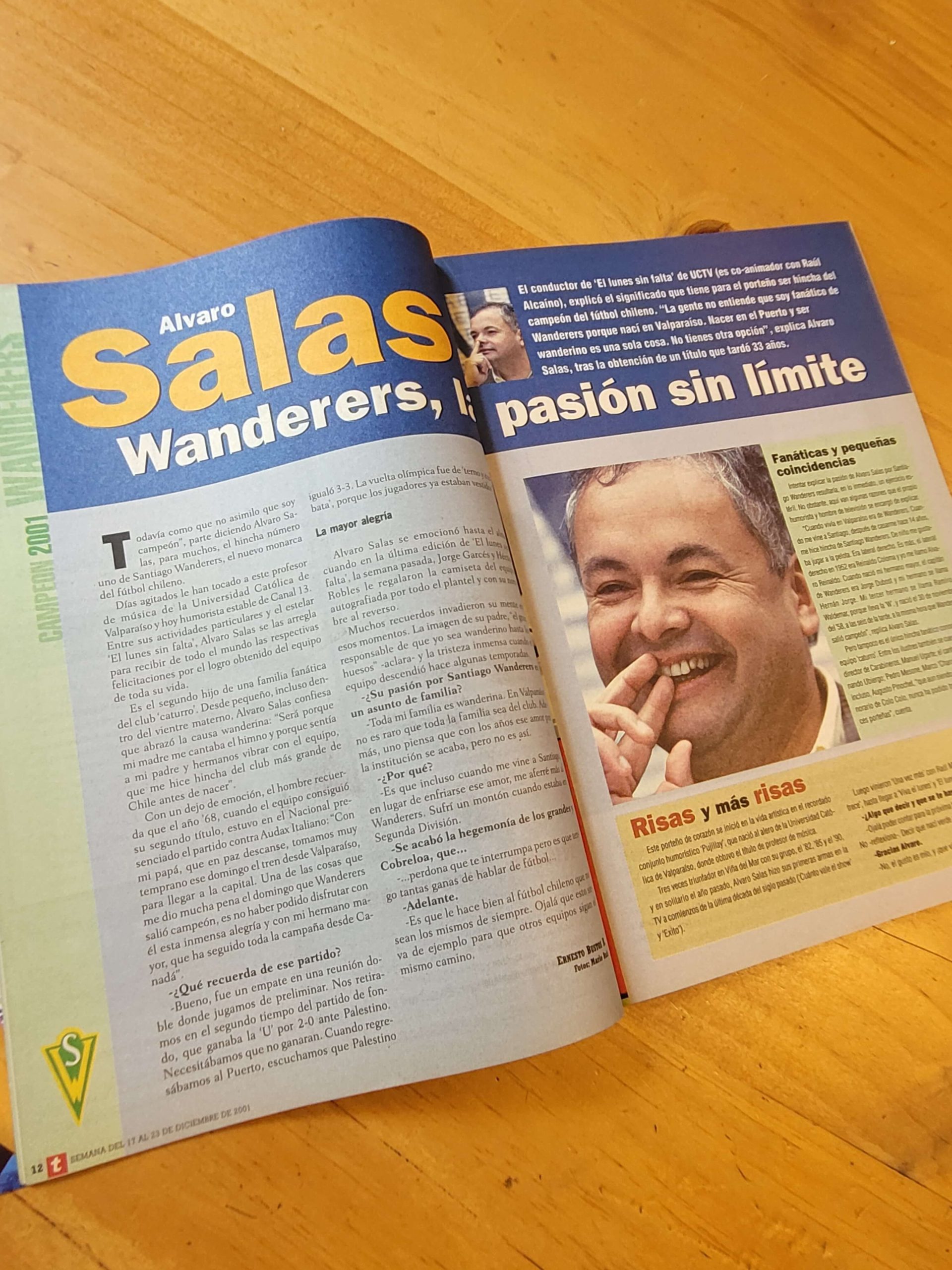 Pack TRIUNFO Wanderers campeón 2001 (x5) - Imagen 8