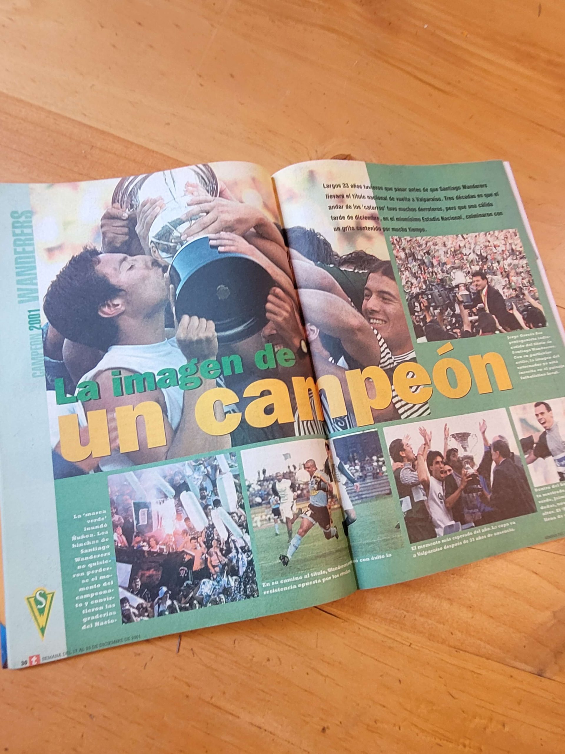 Pack TRIUNFO Wanderers campeón 2001 (x5) - Imagen 14