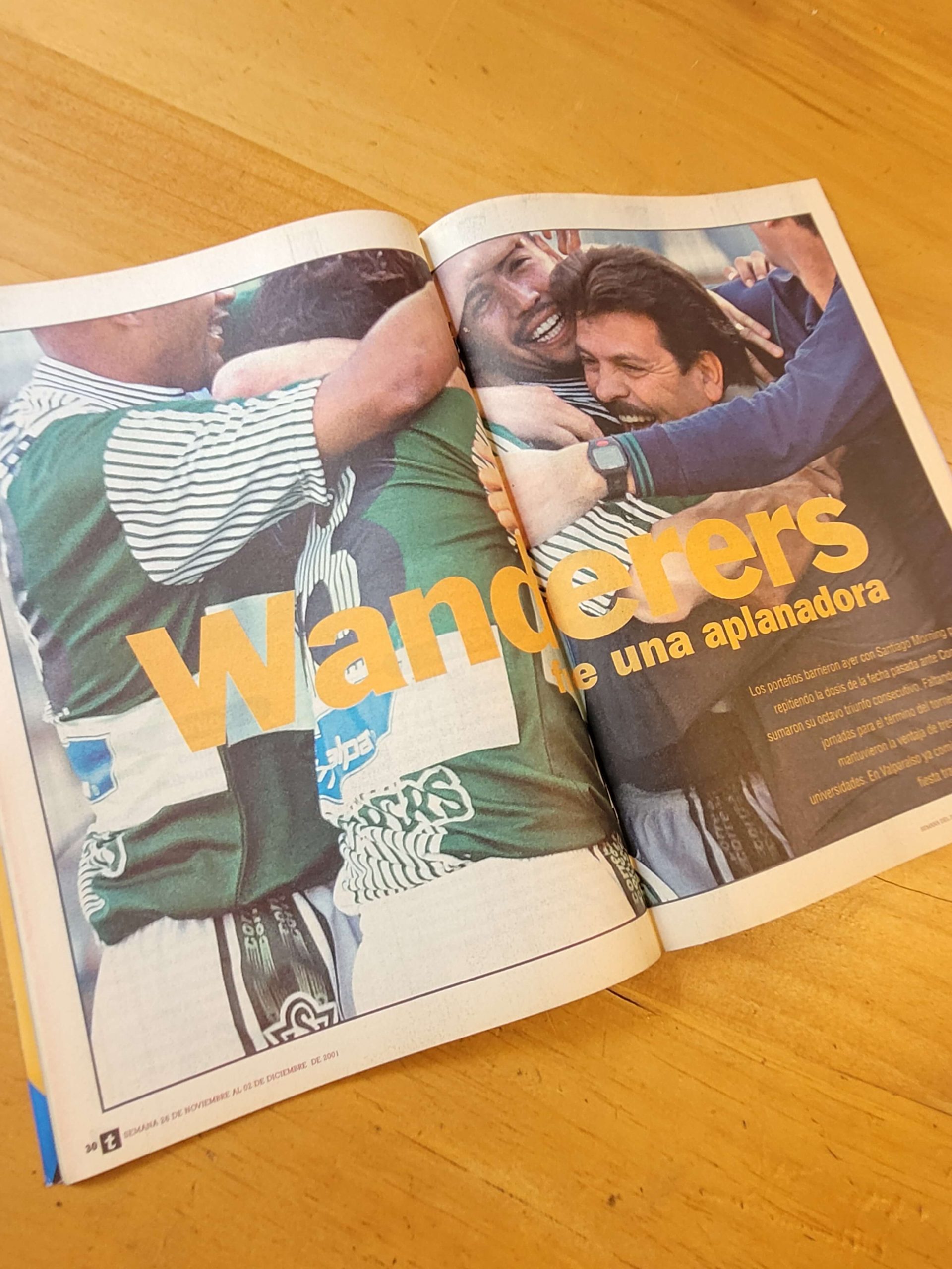 Pack TRIUNFO Wanderers campeón 2001 (x5) - Imagen 3