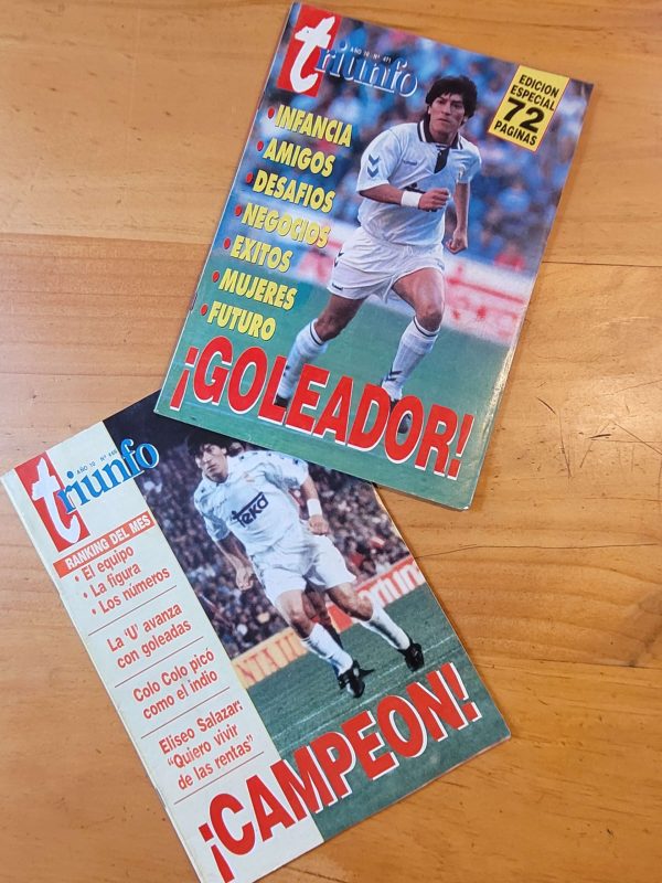Pack TRIUNFO Ivan Zamorano goleador y campeón en el Real Madrid (x2)