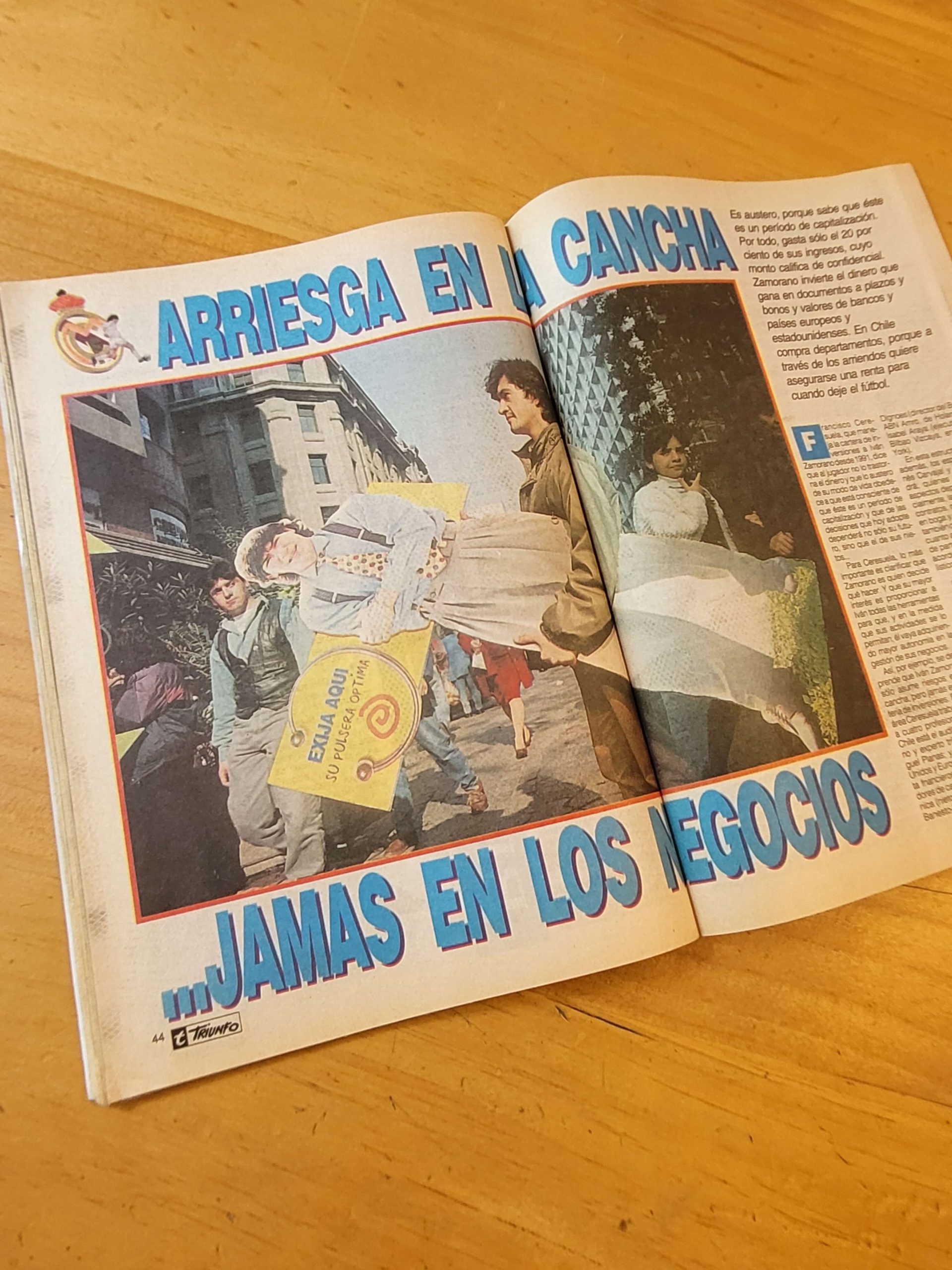 Pack TRIUNFO Ivan Zamorano goleador y campeón en el Real Madrid (x2) - Imagen 11