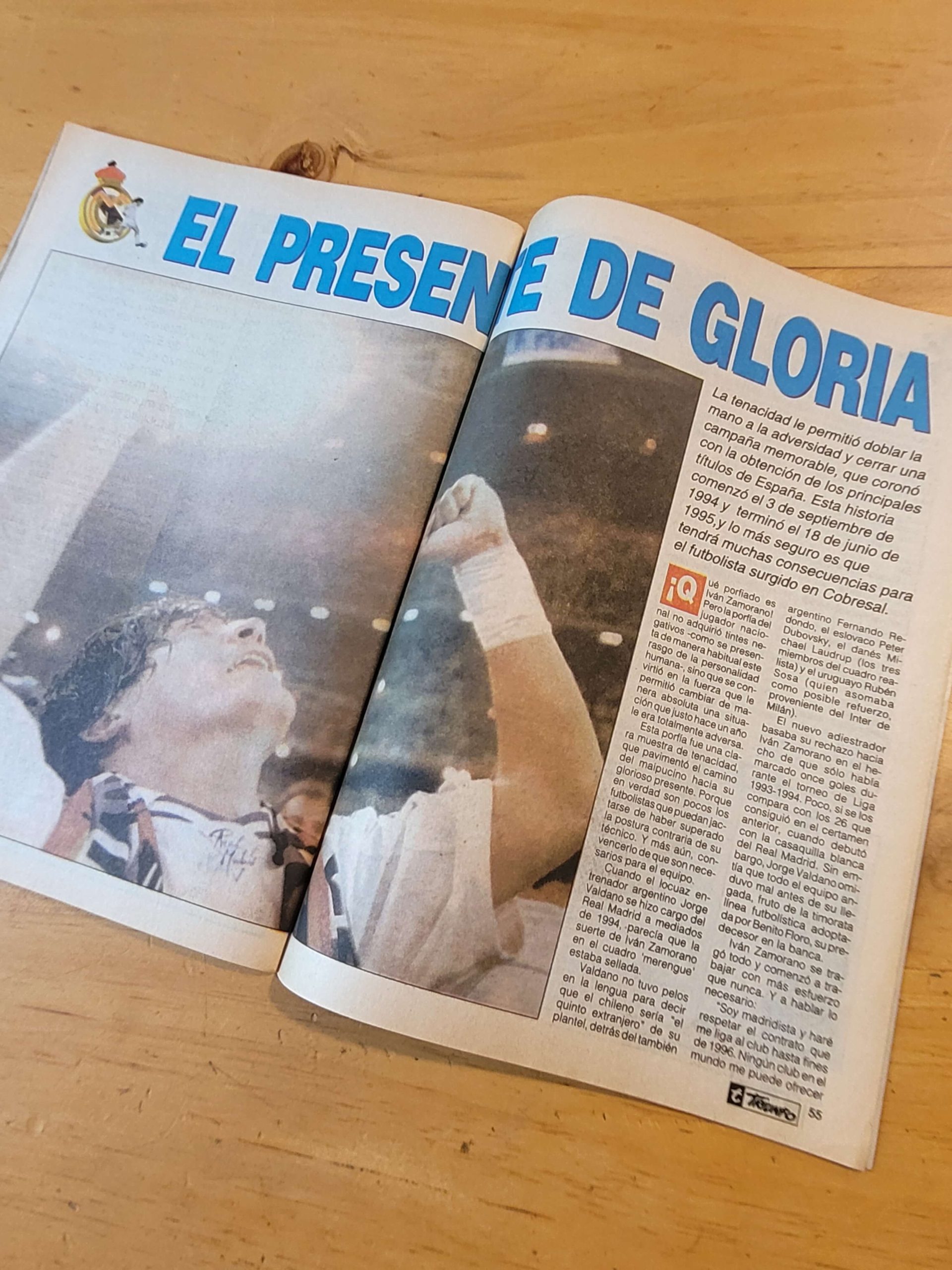 Pack TRIUNFO Ivan Zamorano goleador y campeón en el Real Madrid (x2) - Imagen 12