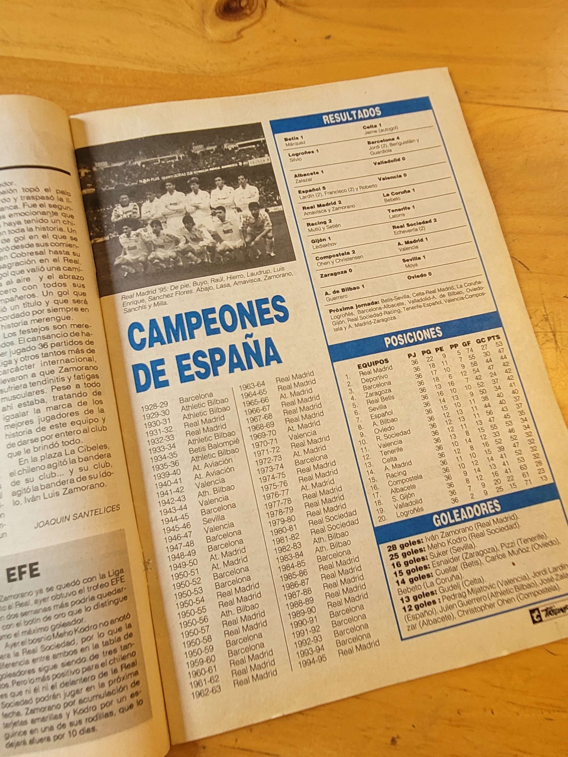 Pack TRIUNFO Ivan Zamorano goleador y campeón en el Real Madrid (x2) - Imagen 14